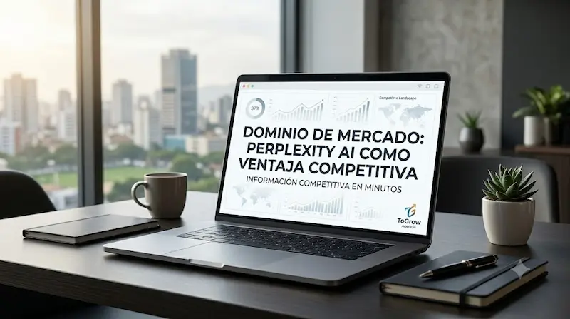 Perplexity AI para investigación de mercado: información competitiva en minutos Perplexity AI para investigación de mercado es una ventaja